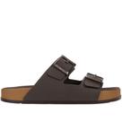 Chinelo Slide Cartago Masculino Milão Plus 12501 Castor/Marrom