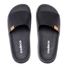 Chinelo Slide Feminino Moleca Flatform Texturizado Preto