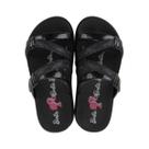 Chinelo Slide Grendene Kids Barbie Pop Lace Preto Chinelo Slide Grendene Kids Barbie Pop Lace Preto
