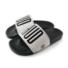 Chinelo Slide Hud Básico Preto E Branco