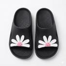 Chinelo Slide Infantil Feminino Antiderrapante com Flor Sandália Confortável Leve para Dia a Dia
