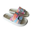 Chinelo Slide Infantil Hiperflex Marfim/Meia HF-03XIN Chinelo Slide Infantil Hiperflex Marfim/Meia HF-03XIN