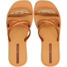 Chinelo Slide Ipanema Metal Chic Tiras Cruzadas Feminino