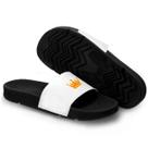 Chinelo Slide Masculino Casual Personalizado Coroa Laranja
