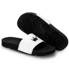 Chinelo Slide Masculino Casual Personalizado Coroa Preta