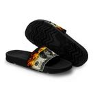 Chinelo Slide Masculino Casual Personalizado Dollar Fogo Chinelo Slide Masculino Casual Personalizado Dollar Fogo