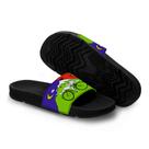 Chinelo Slide Masculino Casual Psicodélica Psy Trance Rave Bike