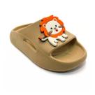 Chinelo Slide Masculino Criança Leão Bebê Lindo Leve Calce Fácil
