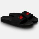 Chinelo Slide Masculino Personalizado Coroa Vermelho