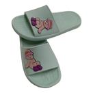 Chinelo Slide Max Bobbiee Goods Rosa Ursinho Leve Confortável