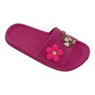 Chinelo Slide MAx Raposinha Sentada Flor Rosa Menina Confortável