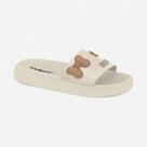 Chinelo Slide Moleca Com Pins Off White Chinelo Slide Moleca Com Pins Off White