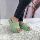 Chinelo Slide Plataforma Verde