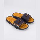 Chinelo Slide Rider Pump Infantil - Azul/Laranja