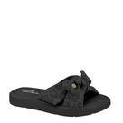Chinelo Slide Ultraconforto Ortopedico Laço Modare 7208.101 - Multi Preto - 35