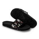 Chinelo Slide Unissex Casual Personalizado Flores Chinelo Slide Unissex Casual Personalizado Flores