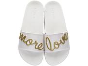 Chinelo Slide Zaxy Snap More Love - Branco
