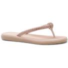 Chinelo sua cia super leve com tiras com strass cristal r.8346