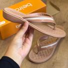 Chinelo Tamanco Feminino Beira Rio Dedo Nude Conforto Esporão 8224.804N