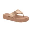 Chinelo Tamanco Feminino Moleca Flatform Dedo Tira Asa Delta