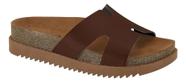 Chinelo Tamanco Moleca Slide Flatform Napa Turim Sola Alta Super Confortável Fem 5500.100 (65902)