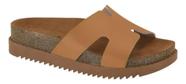 Chinelo Tamanco Moleca Slide Flatform Napa Turim Sola Alta Super Confortável Fem 5500.100 (65902)