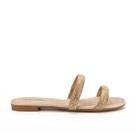 Chinelo Tiras em Pedraria Casual Feminino Mississipi Mb281