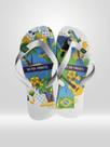 Chinelo Torcedor Seleção Branco Chinelo Torcedor Seleção Branco