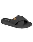 Chinelo ultra conforto cabedal em tecido ajuste perfeito nos pés