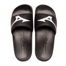 Chinelo Unissex Mizuno Slide Basic Preto e Branco Chinelo Unissex Mizuno Slide Basic Preto e Branco