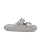 Chinelo Usaflex Slide Plataforma Poofy Eva Fivela Brilho