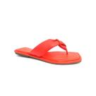 Chinelo Via Júpiter Rasteira 8813 Laranja