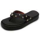 Chinelo Vizzano Flat Spikes Feminino - Preto Chinelo Vizzano Flat Spikes Feminino - Preto