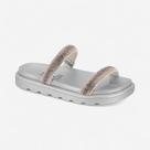 Chinelo Vizzano Slide Feminino Prata