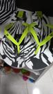 Chinelo wj zebra animal print