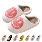 Chinelos Bevaney Smile Face para mulheres, macios, de pelúcia, estilo retrô