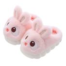 Chinelos Cartoon Bunny Plush para mulheres e sapatos domésticos fofos