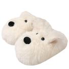 Chinelos Cartoon Dog Plush Warm Winter House para mulheres/meninas Chinelos Cartoon Dog Plush Warm Winter House para mulheres/meninas