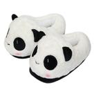 Chinelos Cartoon Panda Warm Plush Home Lovers 28cm Chinelos Cartoon Panda Warm Plush Home Lovers 28cm