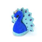 Chinelos Cartoon Peacock Plush Winter House Chinelos Cartoon Peacock Plush Winter House