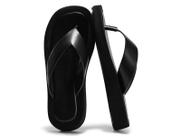 Chinelos Coutgo Platform Open Toe Slides para mulheres pretos 7.5 Chinelos Coutgo Platform Open Toe Slides para mulheres pretos 7.5
