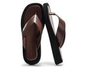 Chinelos Coutgo Womens Platform Open Toe Slides Coffee 7.5