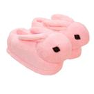 Chinelos Cute Cartoon Bunny Plush Warm Winter Shoes Cozy