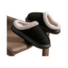 Chinelos De Algodão Macios E Peludos Para Mulheres, Plataforma Antiderrapante, Calçados Quentes Para