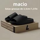 Chinelos De Coco Masculinos Com Solado Grosso E Antiderrapante, Sandálias De Verão