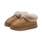 Chinelos De Inverno Unissex Forrados Com Fleece, Quentes, Para Uso Interno E Externo, Sola Grossa,