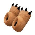 Chinelos de pelúcia Animal Paw para adultos, Funny Cartoon Claw Chinelos de pelúcia Animal Paw para adultos, Funny Cartoon Claw