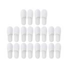 Chinelos de Spa Descartáveis de Pelúcia - 10 a 20 Pares (Fechados) - Para Homens e Mulheres