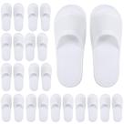 Chinelos de spa descartáveis ELCOHO 12 pares brancos para homens e mulheres