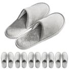 Chinelos de spa OSTADARRA, 6 pares, antiderrapantes, descartáveis e laváveis